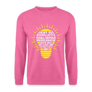 Électroniciens Electricité Électricité Cadeau - Sweat-shirt Unisexe - rose - Devant