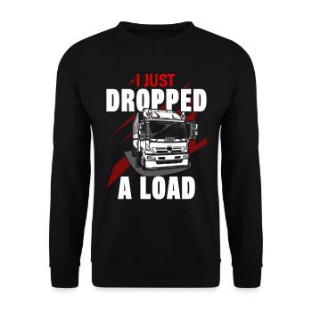 Trucker Truck Driver Truck Driver Brummi Gift - Unisex Sweatshirt - black - Front - Alina (178cm) & Michal (187cm)