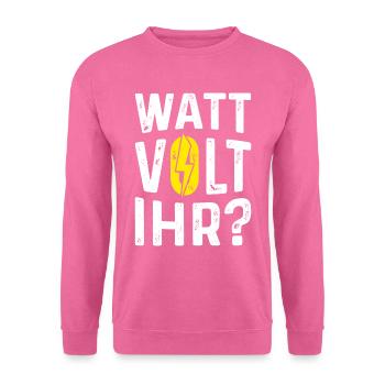 Électroniciens Electricité Électricité Cadeau - Sweat-shirt Unisexe - rose - Devant
