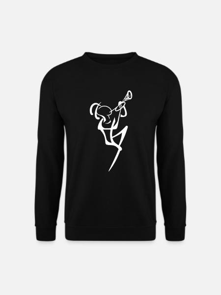 Sax shirt hommes et femmes Saxophoniste Jazz Day - Sweat-shirt Unisexe - noir