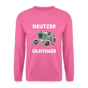 Deutzer Oldtimer - Wortwitz - Blickfang - Unisex Pullover - Pink - Vorne