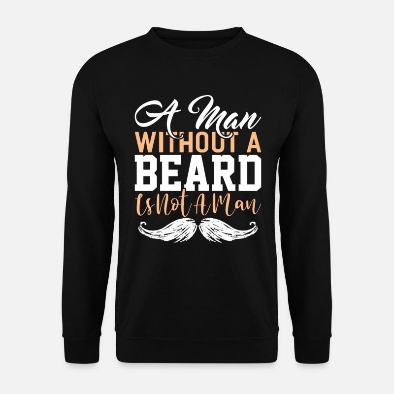 Bart Hipster Barbe Cadeau - Sweat-shirt Unisexe - noir