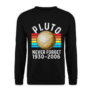 Astronaut Astrophysik Astrophysiker Geschenk - Unisex Pullover - Schwarz - Vorne - Alina (178cm) & Michal (187cm)