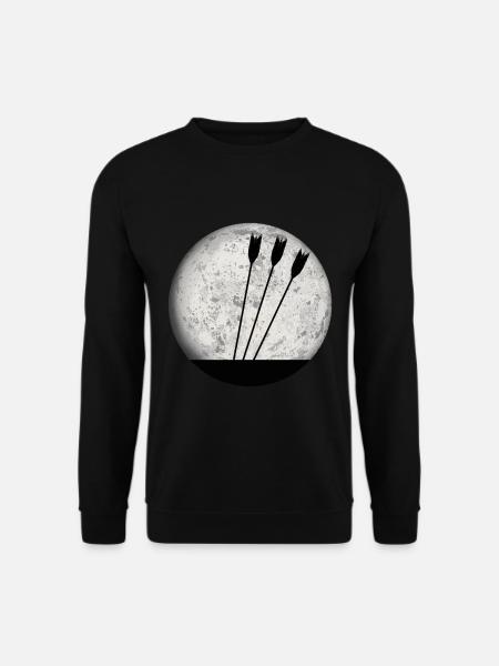 Tir à l'arc archer flèches de cadeau - Sweat-shirt Unisexe - noir