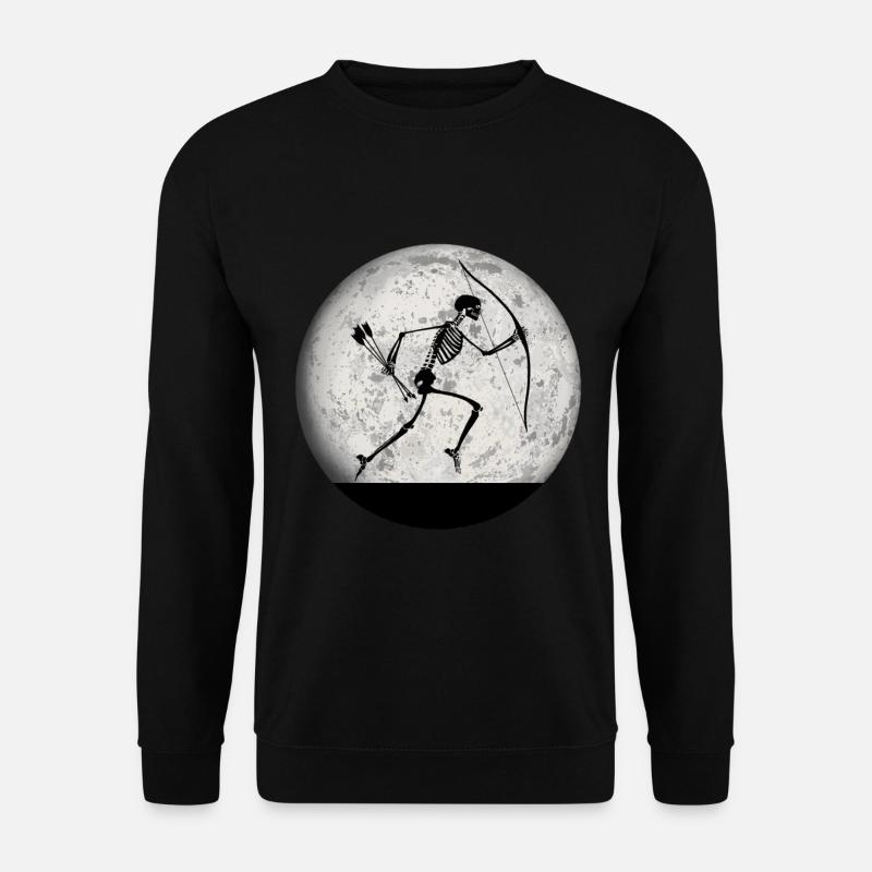 funny archery halloween archer archer - Unisex Sweatshirt - black