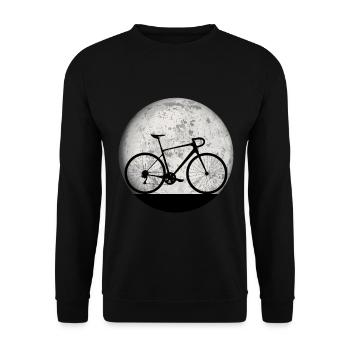Road bike, men, cycling, cycling, gift - Unisex Sweatshirt - black - Front - Alina (178cm) & Michal (187cm)