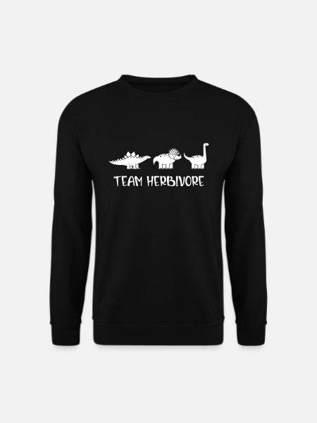Team Herbivore Veganismus Vegetarisches Fleisch Geschenk - Unisex Pullover - Schwarz