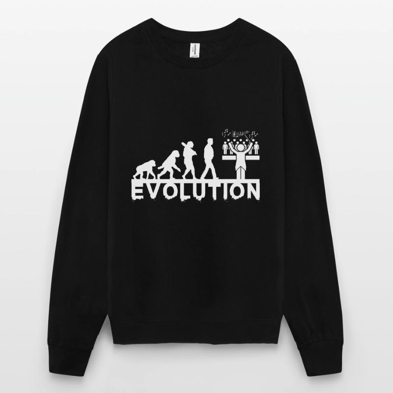 Chorleiter Evolution Chor Chormusik Geschenk Unisex Pullover