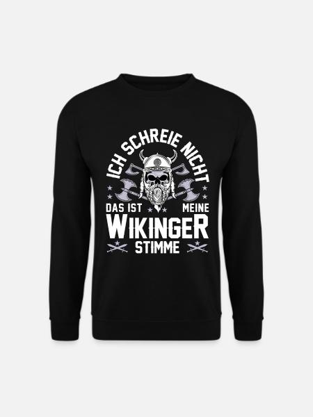 Nordische Mythologie Wikinger Germanen Seefahrer - Unisex Pullover - Schwarz