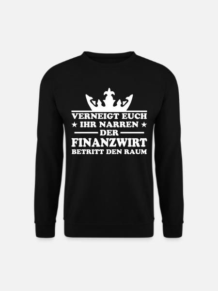 Finanzwirt Lustiger Spruch Büro Beamter Geschenk - Unisex Pullover - Schwarz