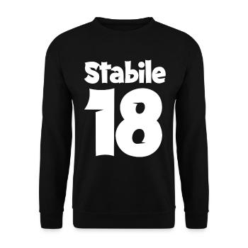 18 Geburtstag Junge Geschenk lustig 18. Ehrentag - Unisex Pullover - Schwarz - Vorne - Alina (178cm) & Michal (187cm)