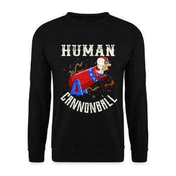 Zirkus - Unisex Pullover - Schwarz - Vorne - Alina (178cm) & Michal (187cm)