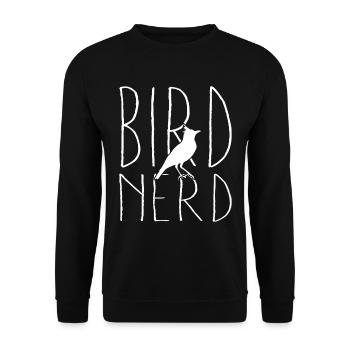 Bird Ornithology Birdwatcher Gift - Unisex Sweatshirt - black - Front - Alina (178cm) & Michal (187cm)