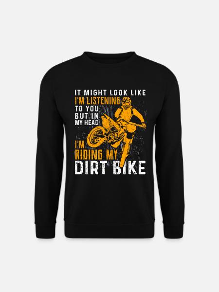 Dirt Bike - Unisex Sweatshirt - black