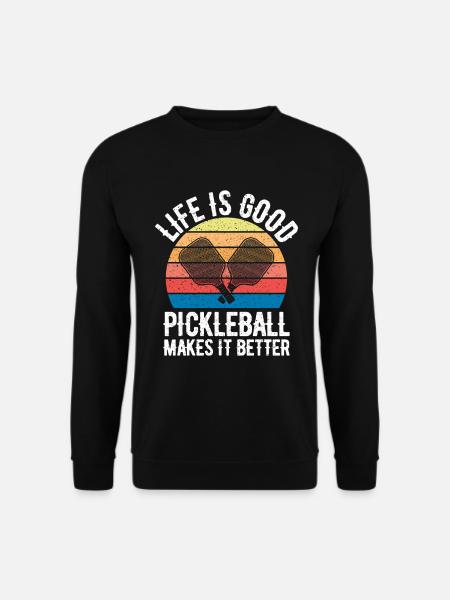 Pickleball - Unisex Sweatshirt - black
