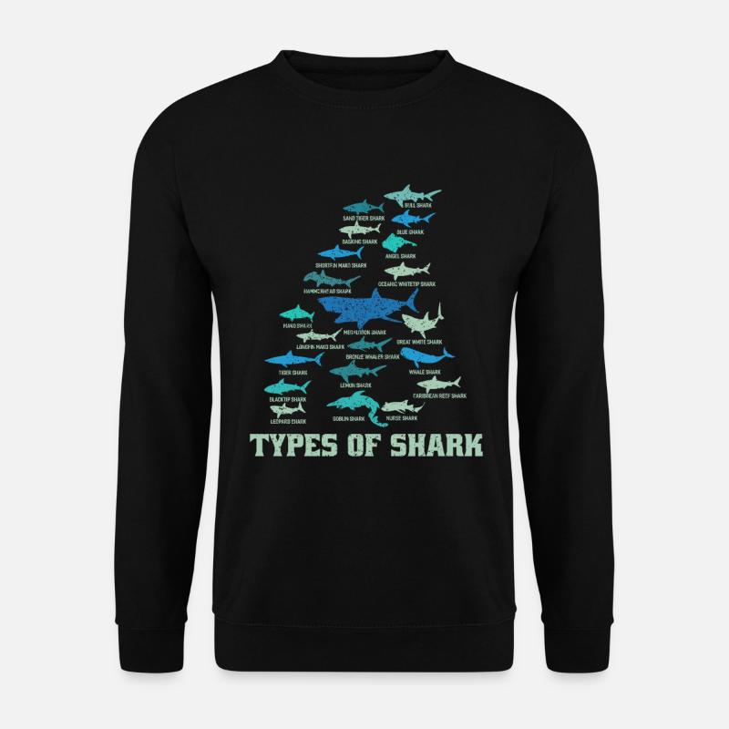 Shark - Unisex Sweatshirt - black