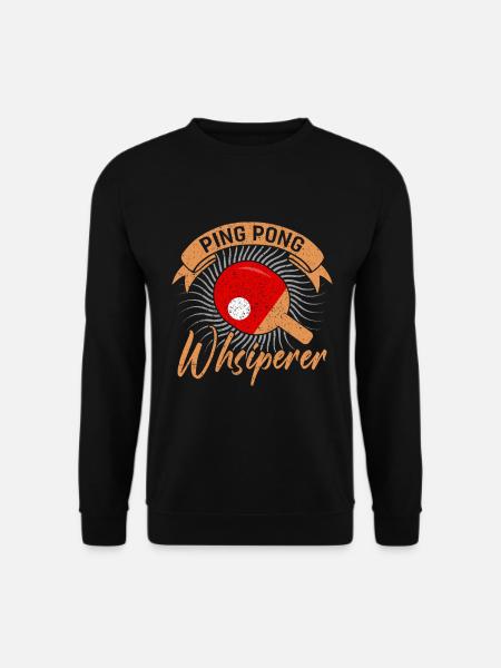 Ping Pong Table Tennis - Unisex Sweatshirt - black