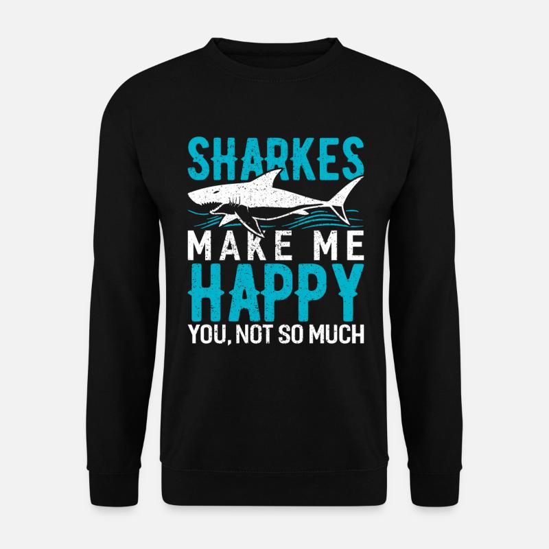Requin - Sweat-shirt Unisexe - noir