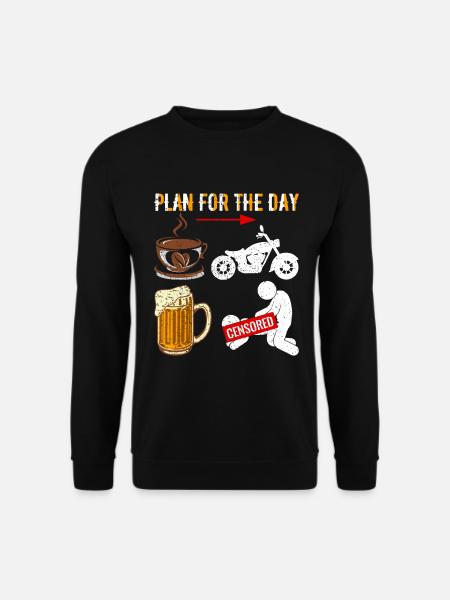 Motorcyclist - Unisex Sweatshirt - black