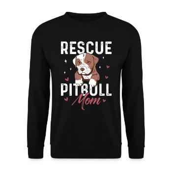Pitbull - Sweat-shirt Unisexe - noir - Devant - Alina (178cm) & Michal (187cm)