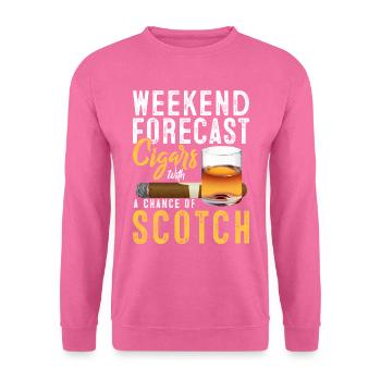 Zigarre - Unisex Pullover - Pink - Vorne