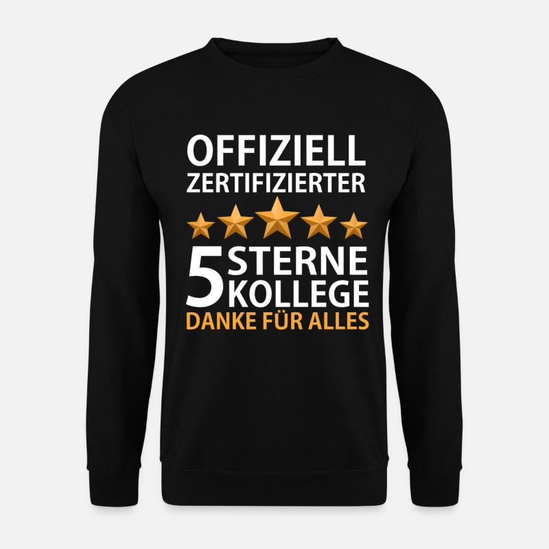 Offiziell Zertifizierter 5 Sterne Kollege - Unisex Pullover - Schwarz
