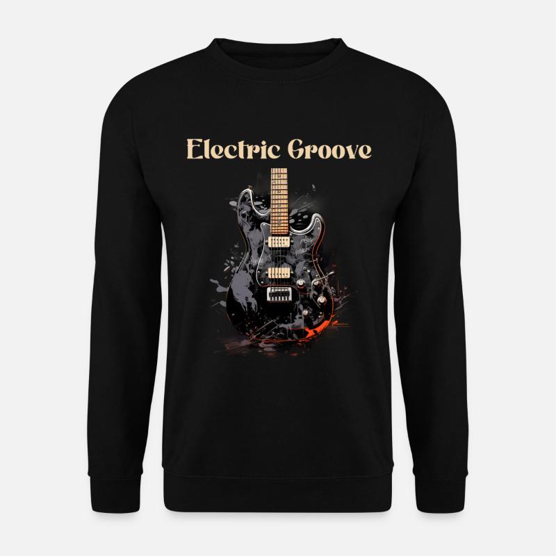 Elektrische Rille - Unisex Pullover - Schwarz