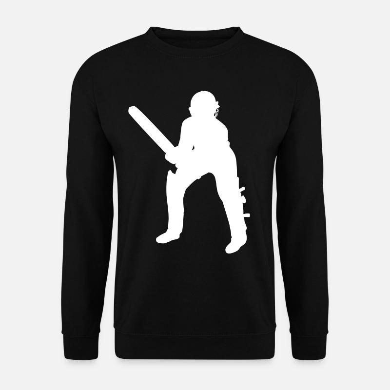 Batteur de cricket Batter - Sweat-shirt Unisexe - noir