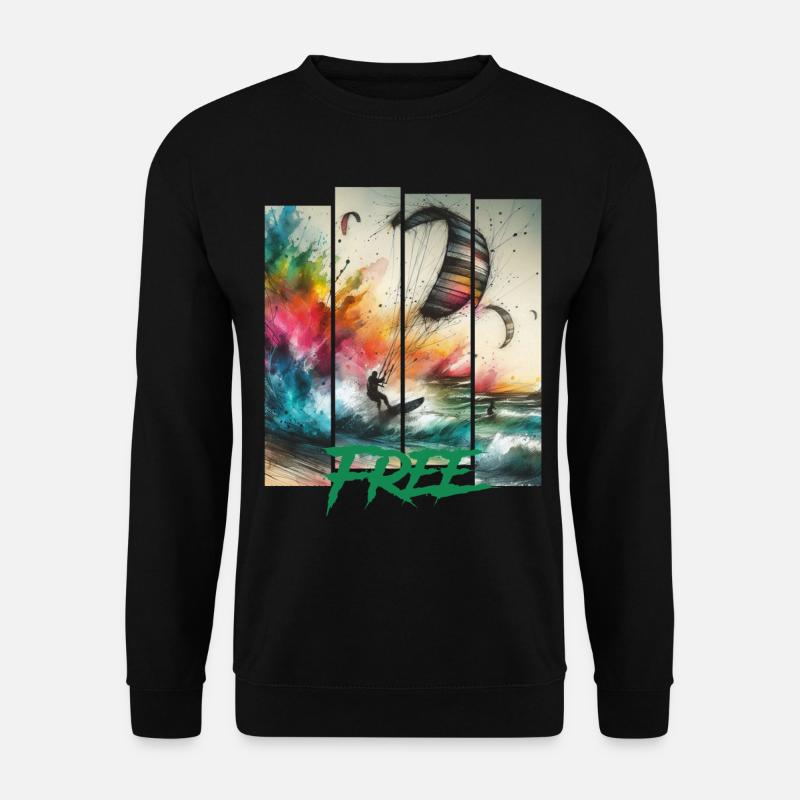 Kitesurf - Unisex Sweatshirt - black