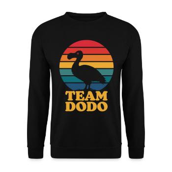Dodo Dire Dodo Oiseau Drôle Dodo Cadeau - Sweat-shirt Unisexe - noir - Devant - Alina (178cm) & Michal (187cm)