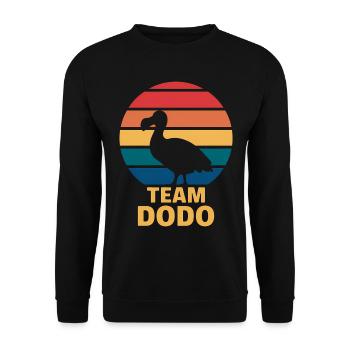 Dodo Dire Dodo Oiseau Drôle Dodo Cadeau - Sweat-shirt Unisexe - noir - Devant - Alina (178cm) & Michal (187cm)