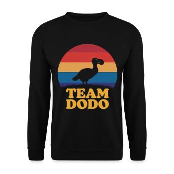 Dodo Dire Dodo Oiseau Drôle Dodo Cadeau - Sweat-shirt Unisexe - noir - Devant - Alina (178cm) & Michal (187cm)