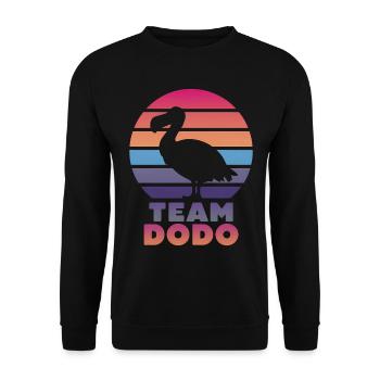 Dodo Dire Dodo Oiseau Drôle Dodo Cadeau - Sweat-shirt Unisexe - noir - Devant - Alina (178cm) & Michal (187cm)