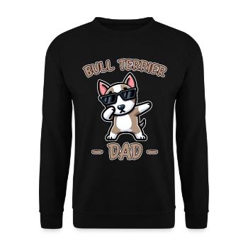 Bull Terrier Dire Drôle Bull Terrier Cadeau - Sweat-shirt Unisexe - noir - Devant - Alina (178cm) & Michal (187cm)