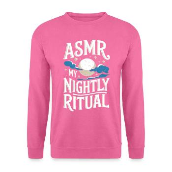 ASMR Spruch Triggers Tingles Lustige ASMR Geschenk - Unisex Pullover - Pink - Vorne