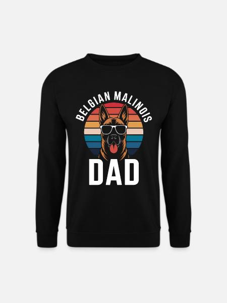 Belgian Shepherd Saying Malinois Gift - Unisex Sweatshirt - black