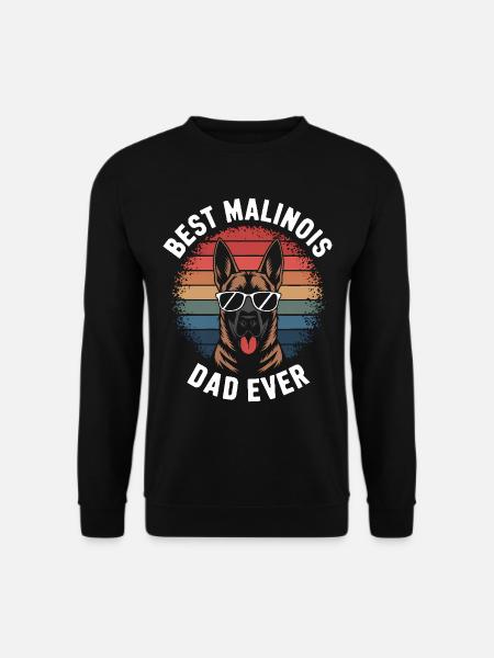 Belgian Shepherd Saying Malinois Gift - Unisex Sweatshirt - black