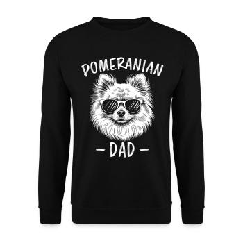 Loulou de Poméranie Dicton Chien Drôle Cadeau de Poméranie - Sweat-shirt Unisexe - noir - Devant - Alina (178cm) & Michal (187cm)