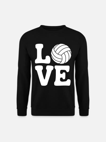 Volleyball Spruch Lustiges Volleyball Geschenk - Unisex Pullover - Schwarz