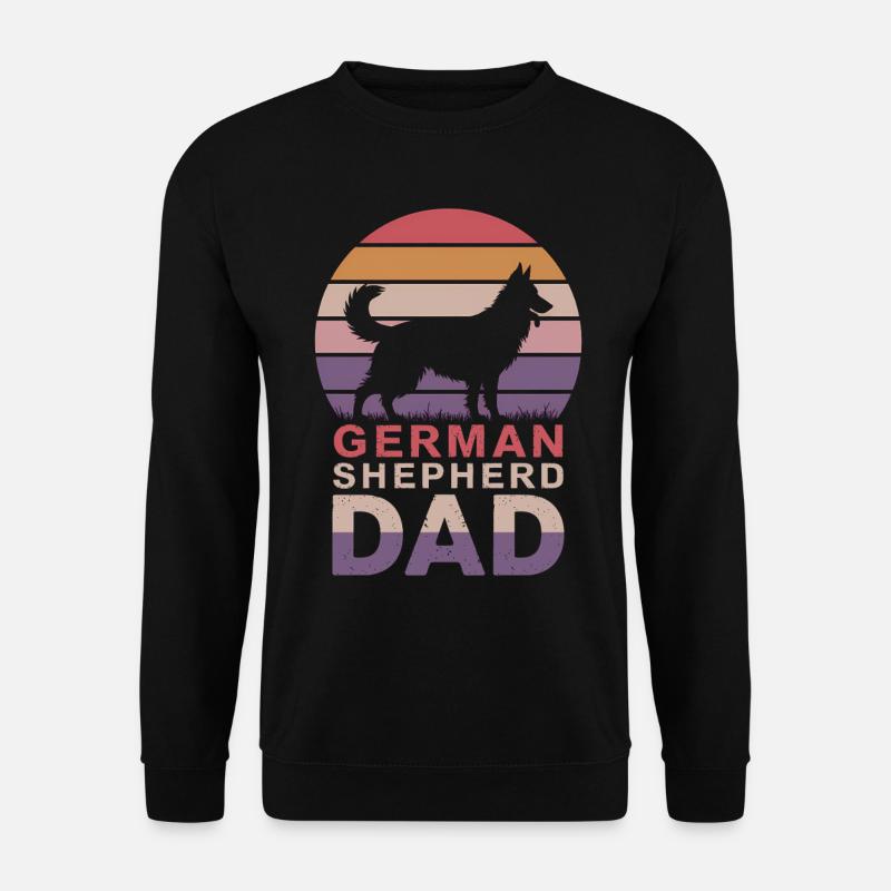 Deutscher Schäferhund Spruch Schäferhund Geschenk - Unisex Pullover - Schwarz