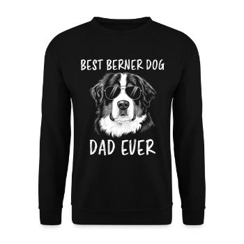 Bouvier bernois Dicton bouvier bernois - Sweat-shirt Unisexe - noir - Devant - Alina (178cm) & Michal (187cm)