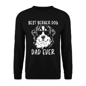 Bouvier bernois Dicton bouvier bernois - Sweat-shirt Unisexe - noir - Devant - Alina (178cm) & Michal (187cm)