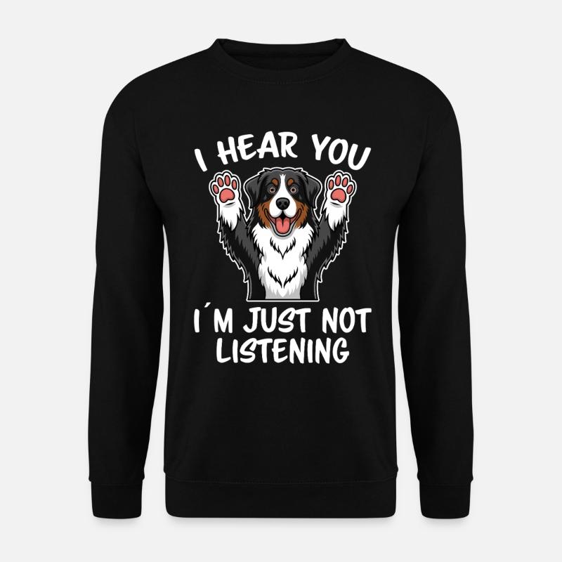 Bouvier bernois Dicton bouvier bernois - Sweat-shirt Unisexe - noir