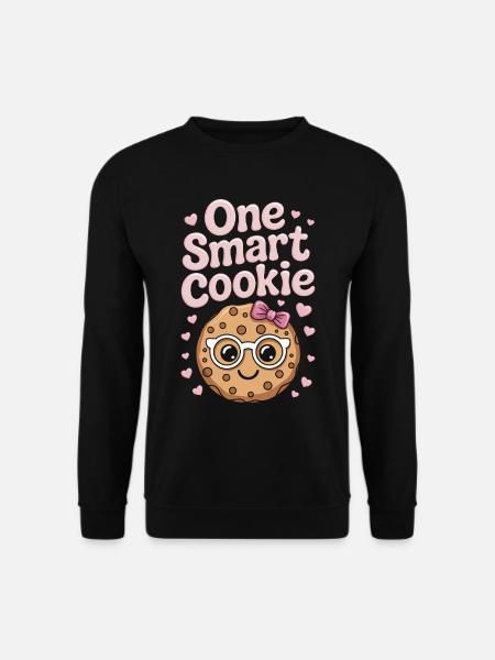 Cookies Spruch Schoko Kekse Lustig Cookie Geschenk - Unisex Pullover - Schwarz