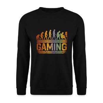 Chemise de jeu Evolution - Sweat-shirt Unisexe - noir - Devant - Alina (178cm) & Michal (187cm)