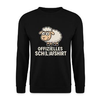 Official scarf shirt - Unisex Sweatshirt - black - Front - Alina (178cm) & Michal (187cm)