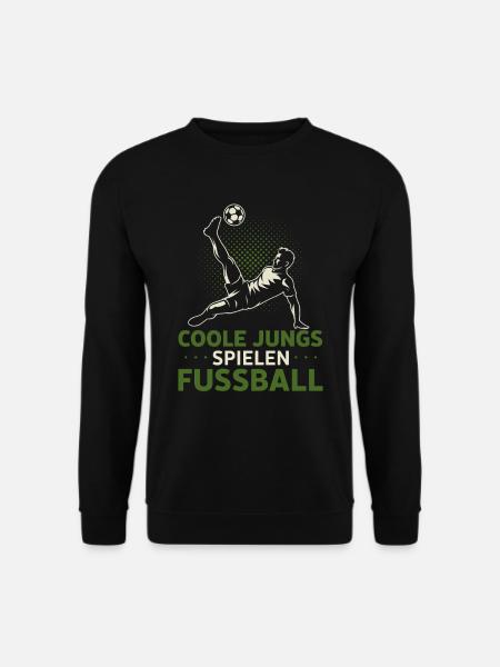 Cool Boys Playing Soccer - Unisex Sweatshirt - black