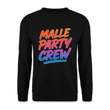 Malle Party Crew – Chemise de groupe - Sweat-shirt Unisexe - noir - Devant - Alina (178cm) & Michal (187cm)