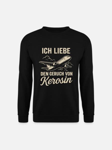 J’adore l’odeur du kérosène - Sweat-shirt Unisexe - noir