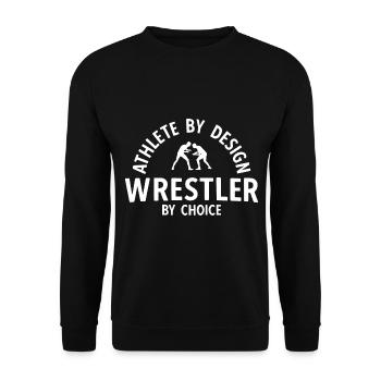 Grappling Martial Arts Wrestling - Unisex Pullover - Schwarz - Vorne - Alina (178cm) & Michal (187cm)